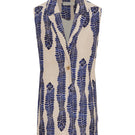 DUMA&CO RIEL waistcoat vest in neutral fabric with front buttons, tailored fit, and stylish design for men.