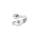 Silver CICLO ring by Eugenia Ospina featuring a sleek, modern design with a smooth band and minimalist style.
