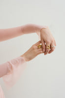Gold Cielo ring by Eugenia Ospina, featuring a sleek, minimalist design with a smooth band and elegant finish.