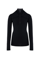 Black JOE B sweater from URA featuring a classic knit design, shown in a close-up image highlighting the textured fabric.
