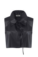 Black URA BABI top, stylish women's blouse with sleek design, casual fit, and modern look, shown in the product image.
