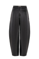 Black URA Lou pants, stylish and comfortable, shown with a relaxed fit and sleek design in the image.