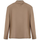 URA HELGA TOP, stylish women's blouse with a relaxed fit and long sleeves, shown in a neutral color.