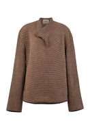 Cream-colored URA ALVA jumper sweater with a cozy knit texture, displayed on a neutral background.
