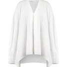 White Helmut shirt by URA, a stylish top with a clean, modern design, featuring a classic fit and soft fabric.