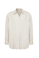 URAA CORNELIA shirt in egg color, casual button-up shirt with long sleeves and relaxed fit, displayed on a plain background.