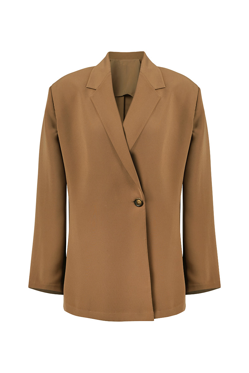 TOBIA BLAZER IN TOFFEE