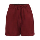 Blue URA Morgan shorts with a relaxed fit and adjustable waistband, displayed on a neutral background.
