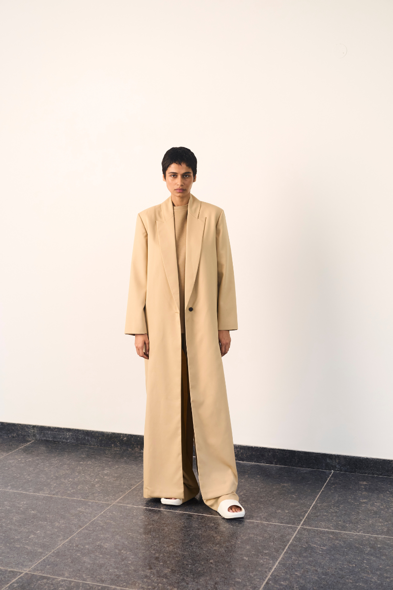 NESS COAT IN CAMEL - CULT MIA