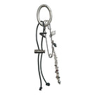 Aethera REN Initial Bag Charm in multicolor with intricate jewelry set design featuring vibrant, multicolored charms and metal accents.