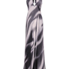 Black printed Cocoa maxi dress by Tinta Latina, featuring flowing fabric and elegant design, perfect for casual or dressy occasions.
