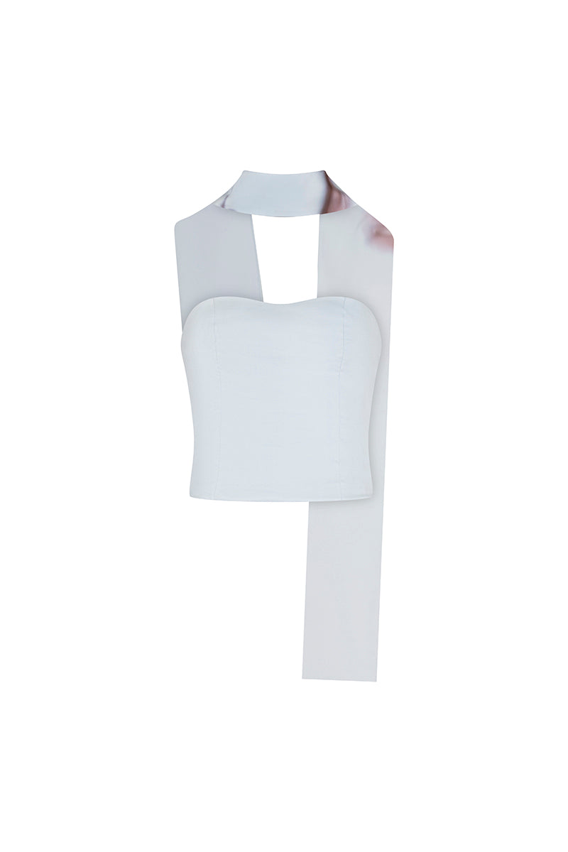COCO TOP IN CELESTIAL BLUE - CULT MIA