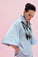 Jenny K Tran Colchester Top, stylish women's blouse in soft fabric, featuring a relaxed fit and elegant design.