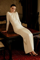 Gigii's COMO dress maxi dress with flowing fabric and elegant design, perfect for stylish summer or evening wear.
