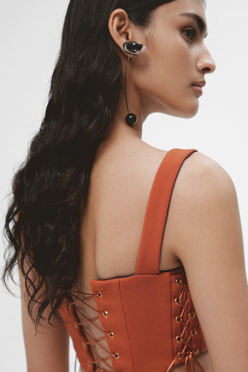TECHNICAL FABRIC MINI CORSET - CULT MIA