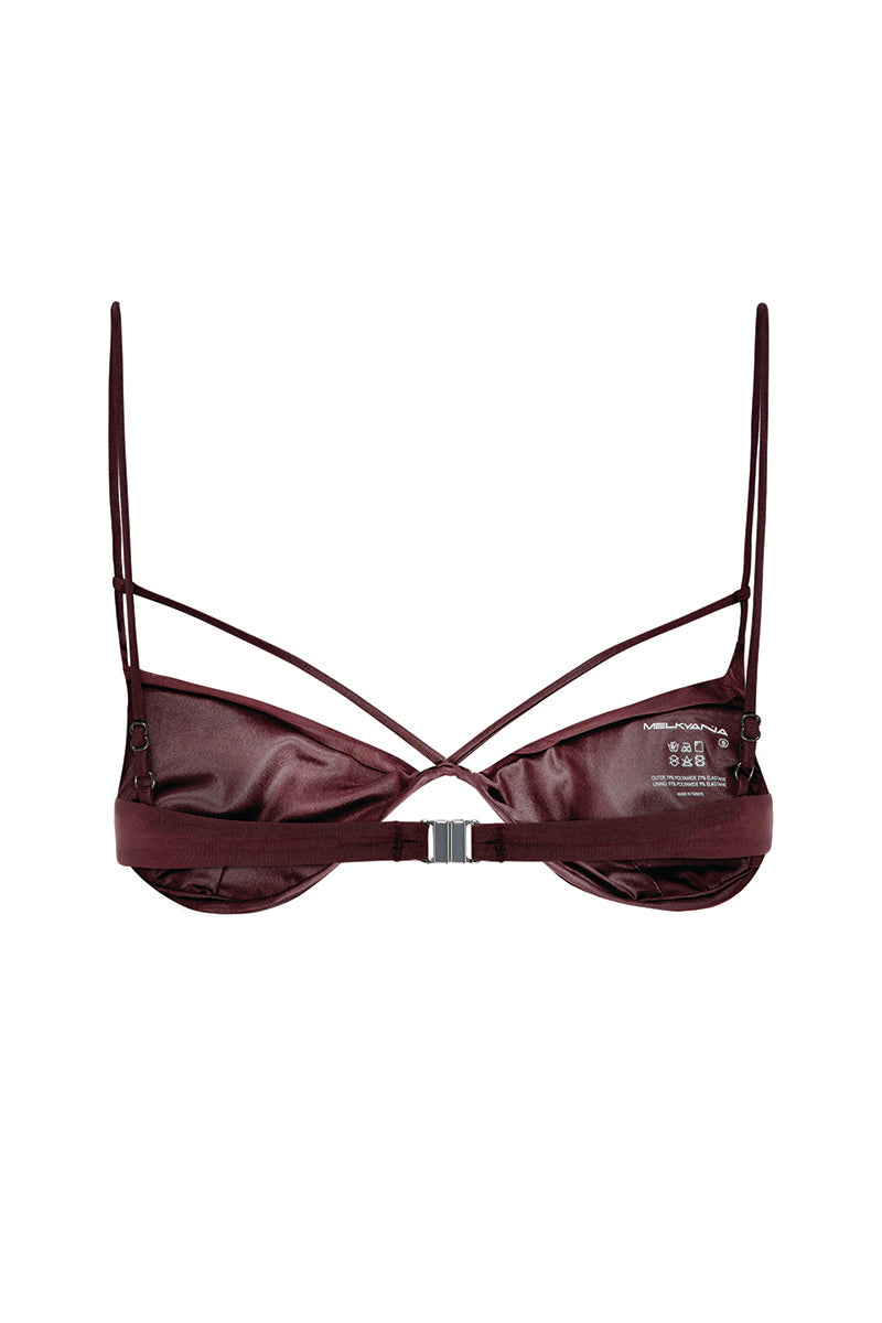 HYBRID CUT-OUT TRIANGLE BIKINI TOP - CULT MIA