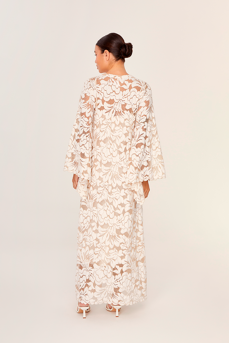 LONG TUNIC IN CREAM - CULT MIA