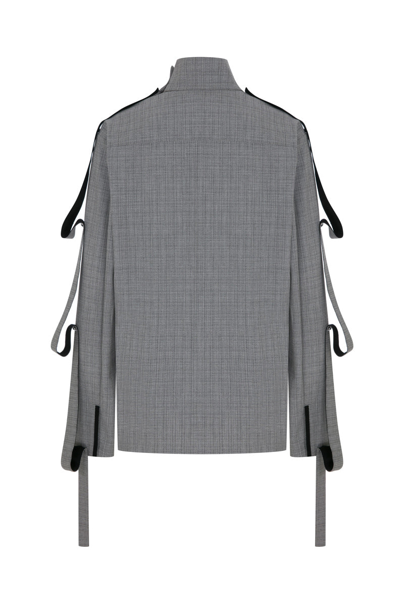 Tagg crystal button blouse top with elegant button details and lightweight fabric, perfect for stylish casual or formal wear.