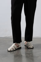Off-white ALTA Cecilia sandals with open toe and ankle strap, stylish summer footwear for women.