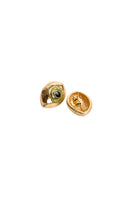 Sara & Flora MIDI Cat Eye Earrings featuring sleek cat eye design in a stylish, modern earring style.