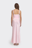Light pink cake bustier top by Stolen Stores featuring a fitted design and stylish detailing.