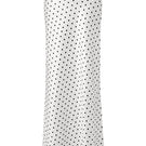 White Cake Maxi Skirt with black polka dots, flowing design, by Stolen Stores, styled with a casual top and accessories.