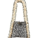 SAC DE SOUL Camila Cream Grey and Black shoulder bag with sleek design, featuring a spacious interior and stylish strap.