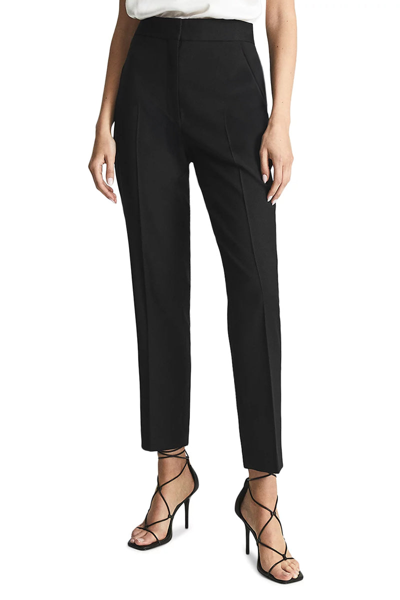 CAMILLE CIGARETTE PANT IN BLACK - CULT MIA