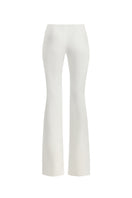 Off-white Carats belt pants by Stolen Stores, featuring a stylish design, high-waisted fit, and belt detail, front view.