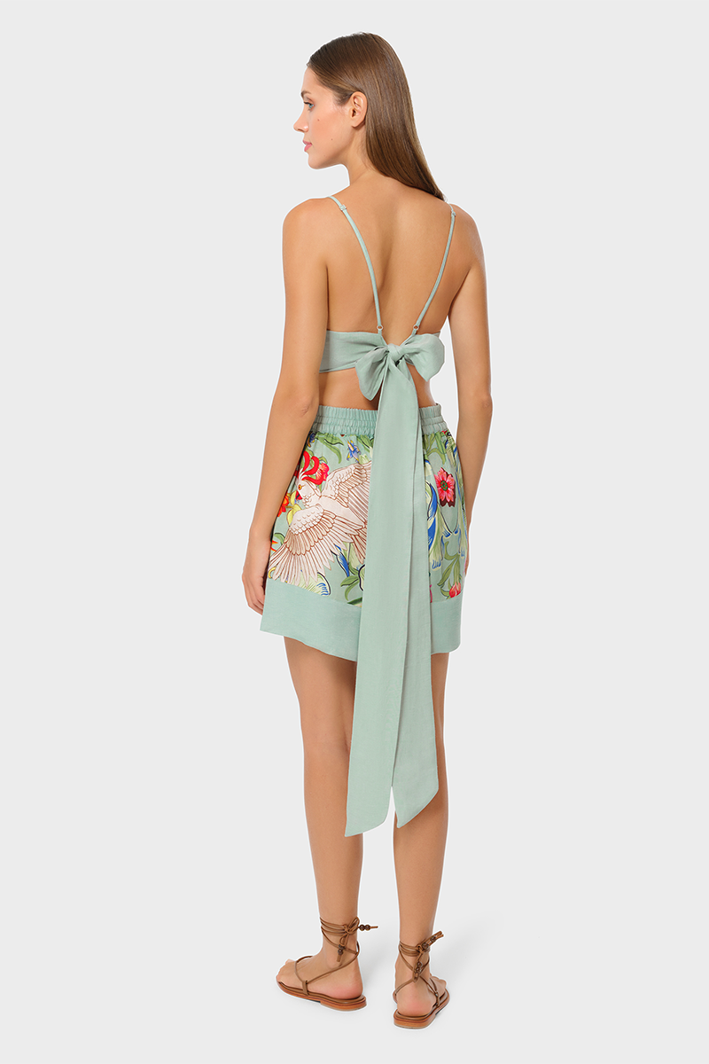 niLuu Carmen Shorts showing the back view, casual lounge shorts with a relaxed fit and stylish design.