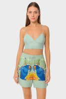 niLuu Carmen shorts with detailed stitching and comfortable fit, perfect for casual wear and relaxed summer style.