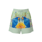 niLuu Carmen Shorts in a relaxed lounge style, featuring a soft fabric and comfortable fit, shown in a casual pose.