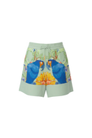 niLuu Carmen Shorts in a relaxed lounge style, featuring a soft fabric and comfortable fit, shown in a casual pose.