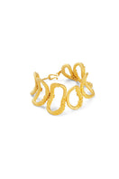 Gold Cassandra bracelet by Jude Benhalim featuring elegant design with gold-toned beads and intricate detailing.