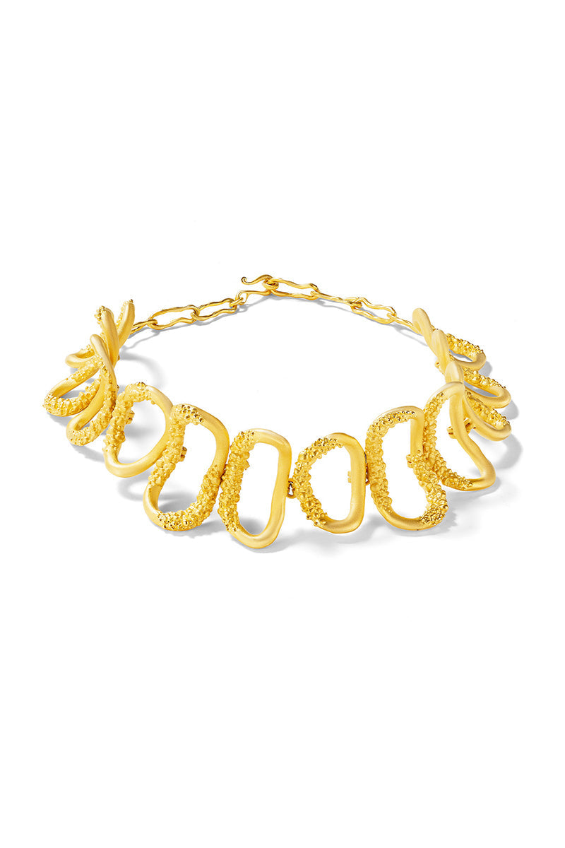GOLD CASSANDRA CHOKER - CULT MIA