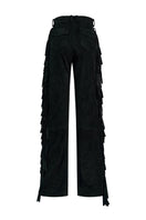 Lorena Saravia Cassandra pants in black, showcasing stylish, tailored pants with a sleek fit and modern design.