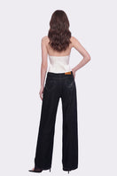 Nana Jacqueline Catalina denim pants with heart-shaped back pockets and classic blue jean style.