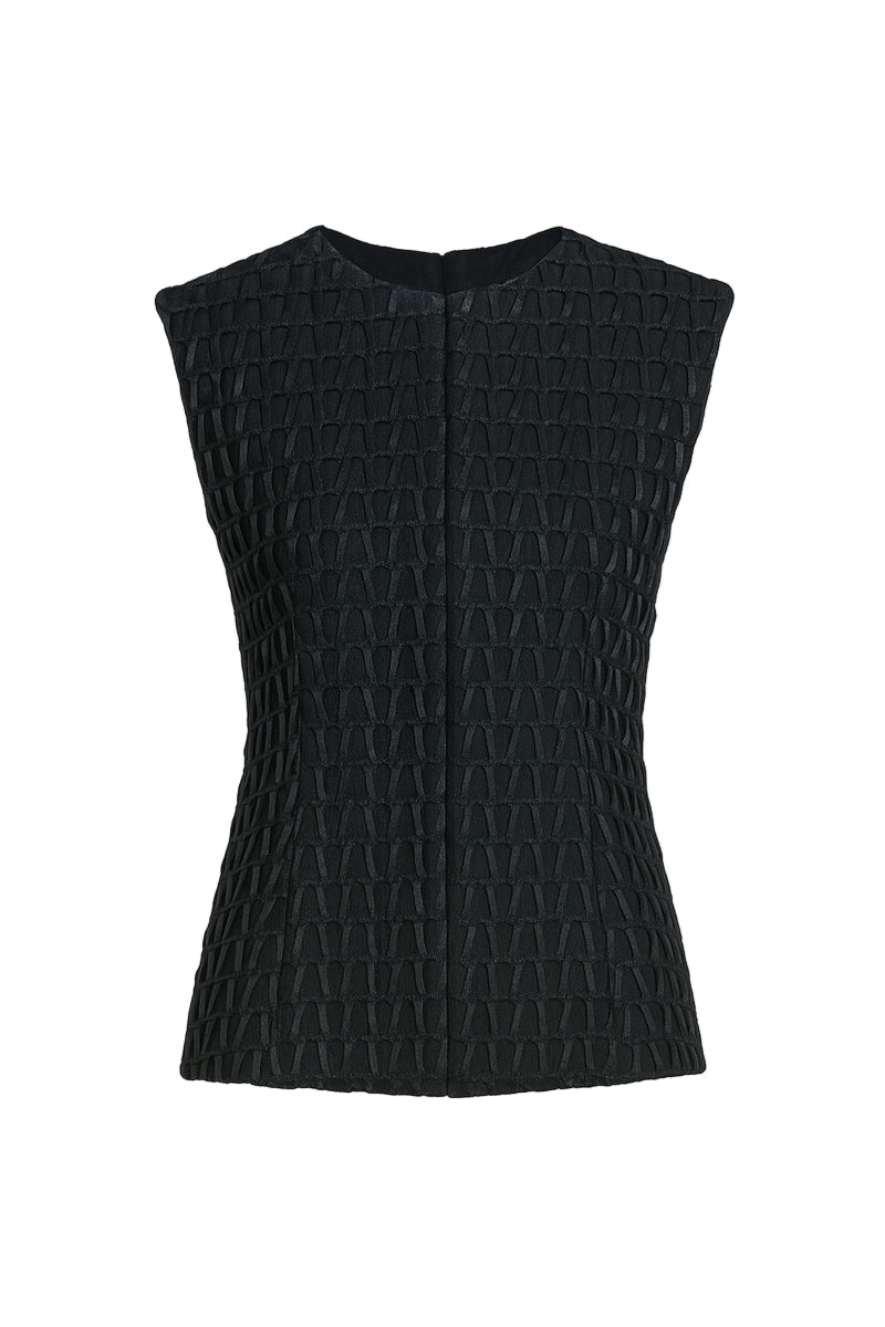 CATHEDRAL CREPE VEST