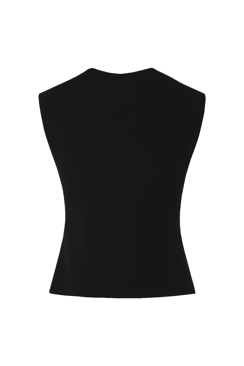 CATHEDRAL CREPE VEST - CULT MIA