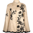 Nadya Shah CELINE CARGO jacket displayed on a mannequin, featuring a stylish, tailored design with multiple pockets and a modern silhouette.