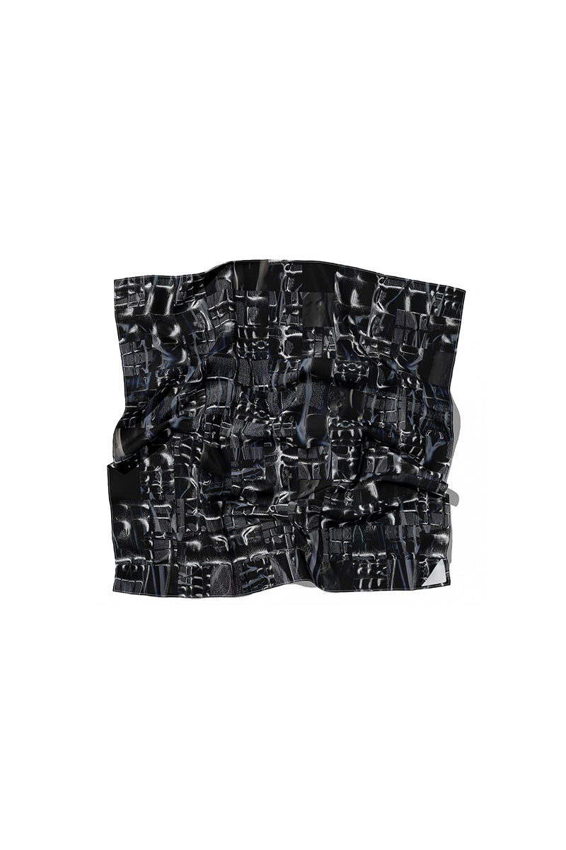 Amel Batita Charkol silk scarf featuring vibrant patterns, lightweight and stylish accessory for women.