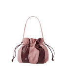 Double A Charlie II leather shoulder bag in burgundy, showcasing smooth leather and sleek design.