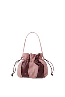 Double A Charlie II leather shoulder bag in burgundy, showcasing smooth leather and sleek design.