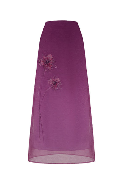 SENNA SKIRT IN PURPLE | CULT MIA | EEGEN STUDIO