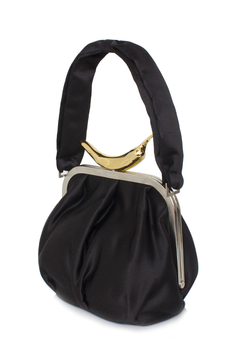 CHILI ON BLACK BELLA SHOULDER BAG - CULT MIA