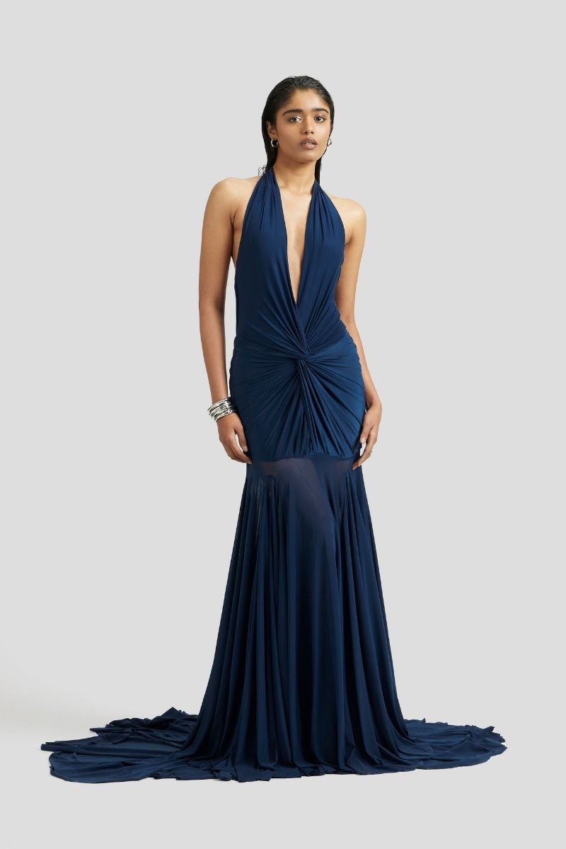 Deme By Gabriella CHLOE MAXI DRESS IN NAVY BLUE | Cult Mia Deme By Gabriella CHLOE MAXI DRESS IN NAVY BLUE | Cult Mia