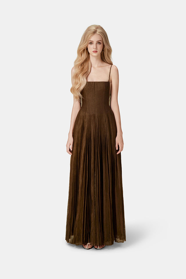 Endless Nights Maxi Dress - Chocolate