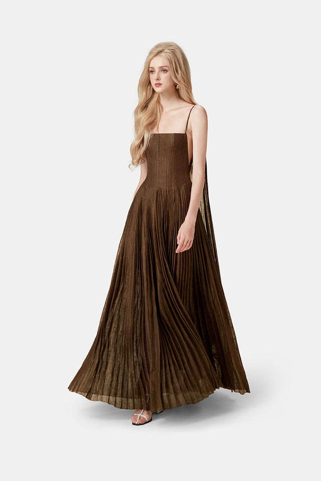 MYLA DRESS (CHOCOLATE)