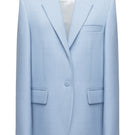 Sky blue co-ord set featuring a blazer and matching pants from MATTERS, styled for a chic and coordinated look.