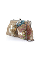 Sarah's Bag Flora Pastel Classic Clutch with floral design, pastel colors, and elegant style for evening accessories.